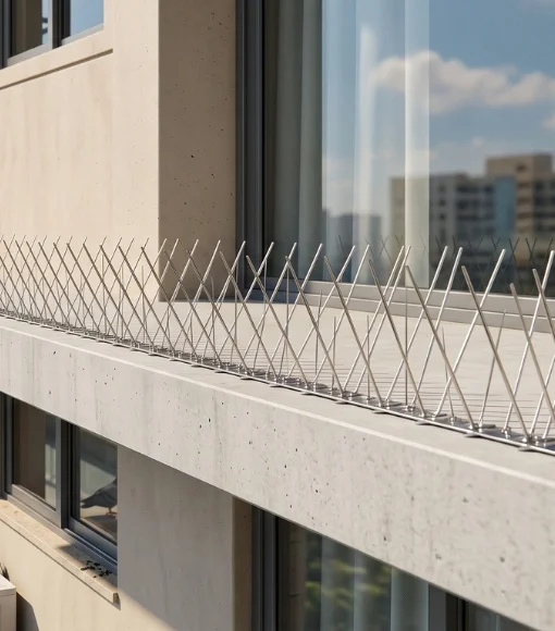 Bird Spikes Closeup