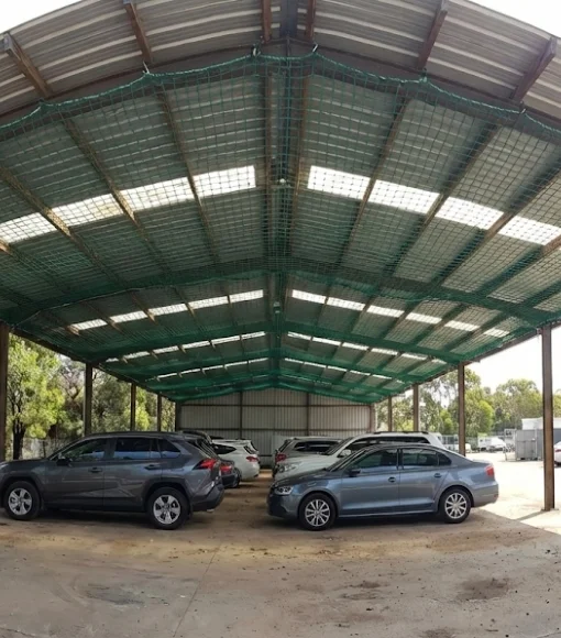 Car Parking Safety Nets Installation