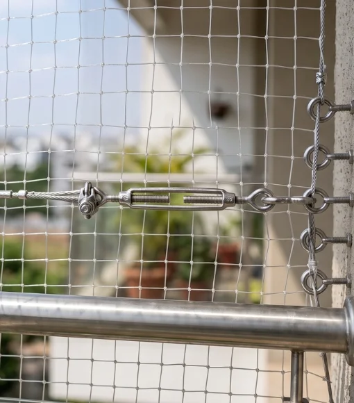 Monkey Safety Nets Installation
