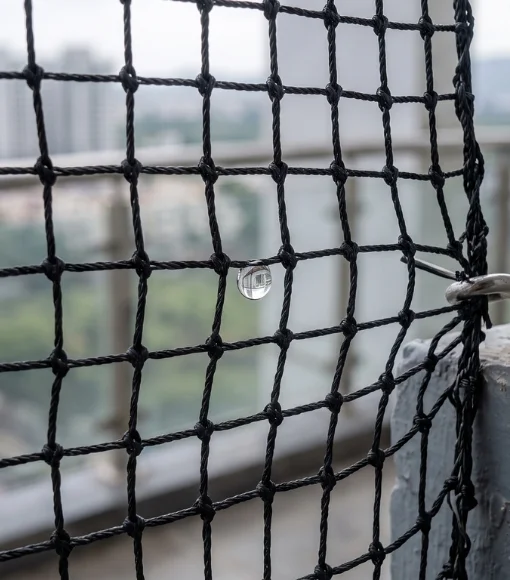 Monkey Safety Nets Closeup